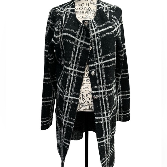 Longline Sweater Jacket/Duster, Large - Picture 6 of 6